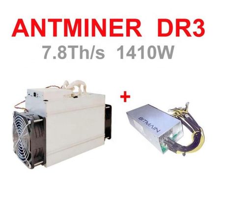 Bitmain Antminer DR3 7.8th Blake256r14 Asic per estrazione mineraria della moneta del DCR
